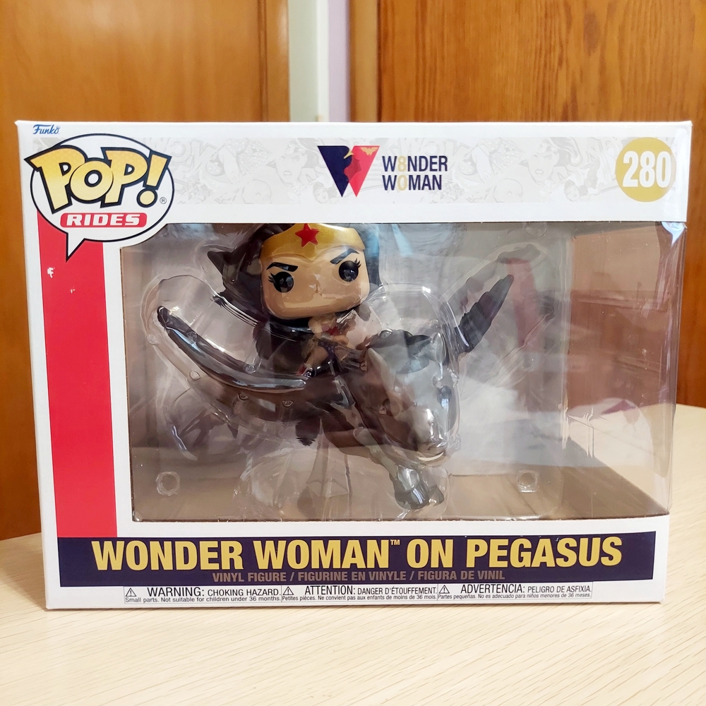 NEW Wonder Woman on Pegasus Funko Pop! Rides 280, Large Collectible Vinyl Figure
